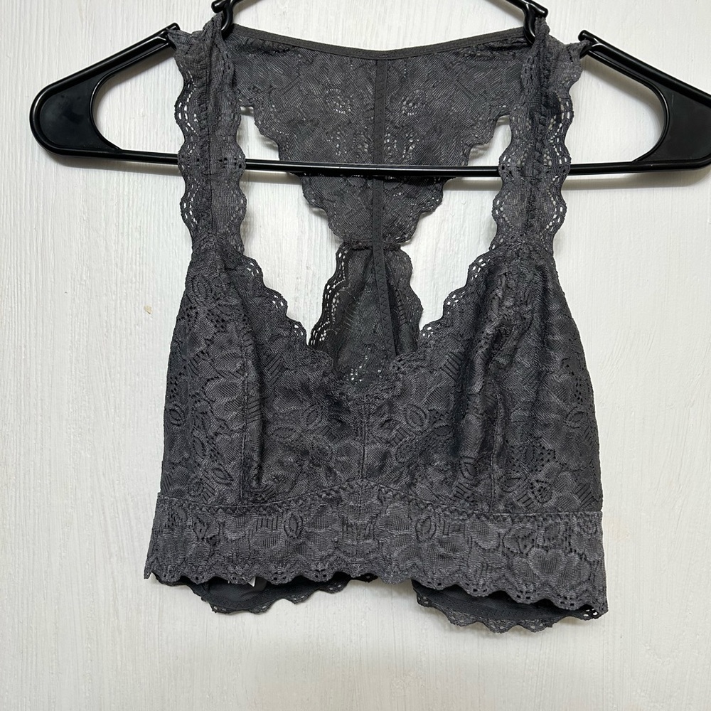 Gray bralette